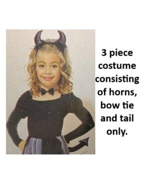 Kids Devil Costume Kit - Black
